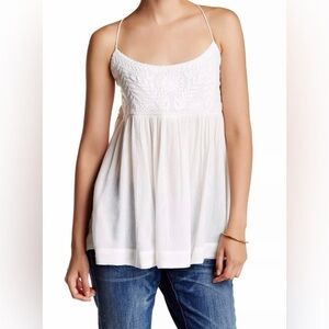 Free People Embroidered Top